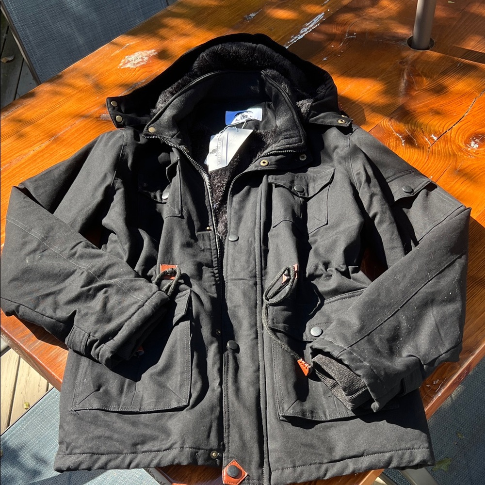 Men's Black Tactical Field Jacket